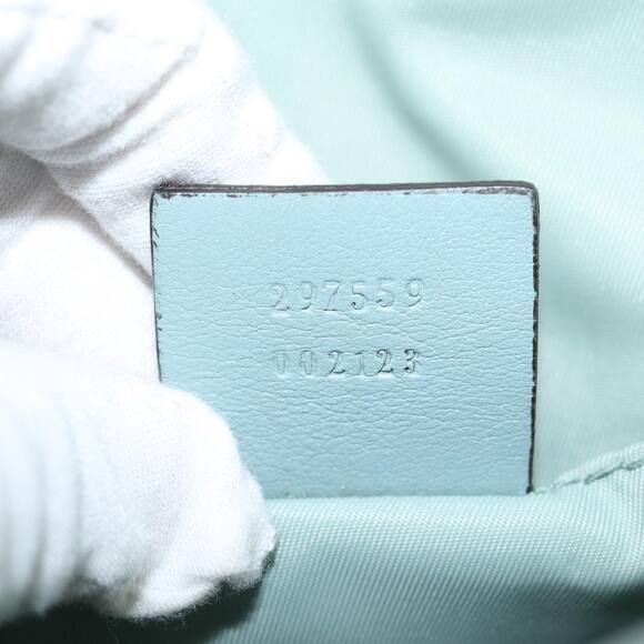 GUCCI GG Implementation Shoulder Bag Light Blue - Picture 12 of 16